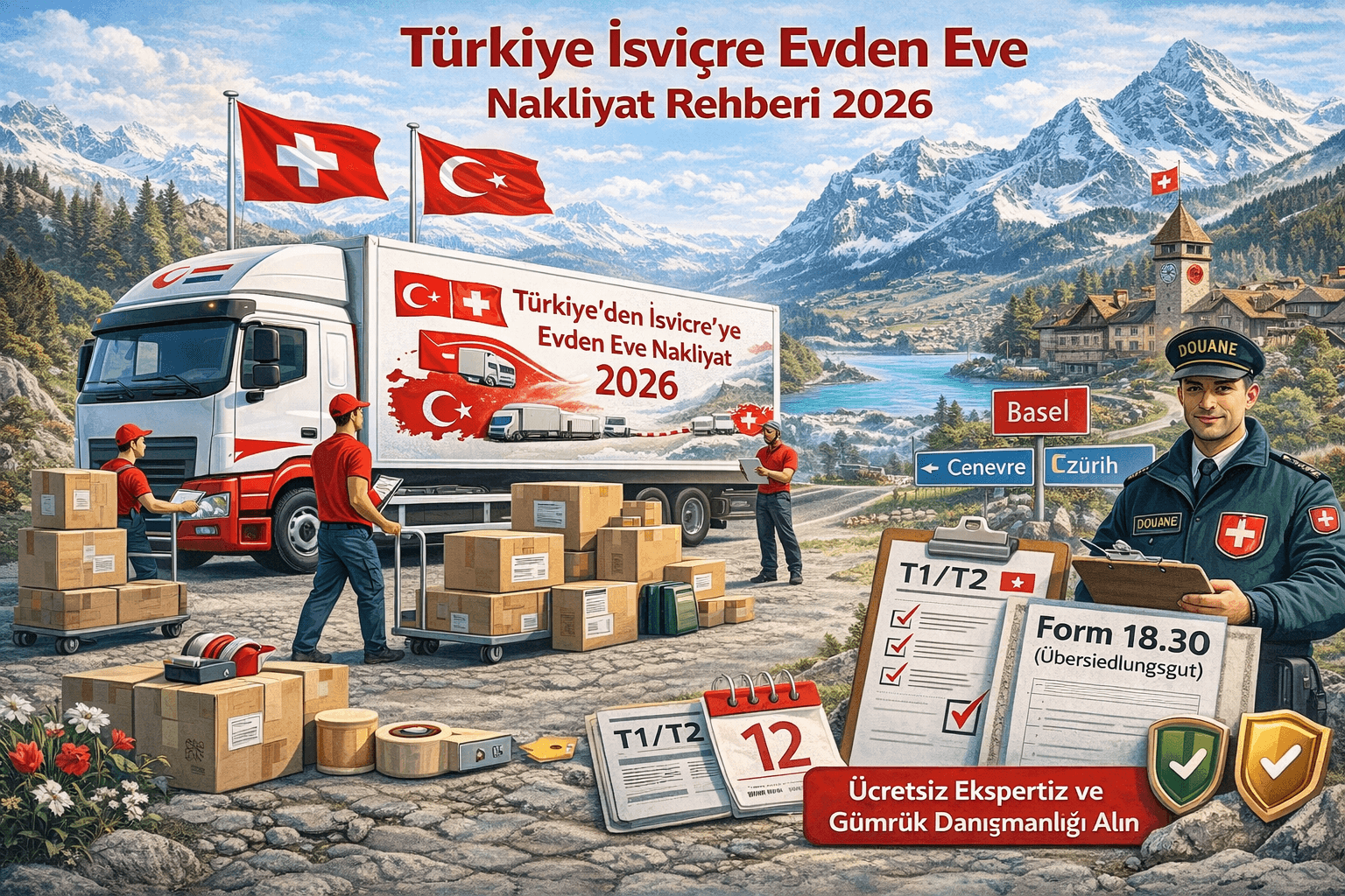 Türkiye İsviçre Evden Eve Nakliyat | Güvenli Taşımacılık