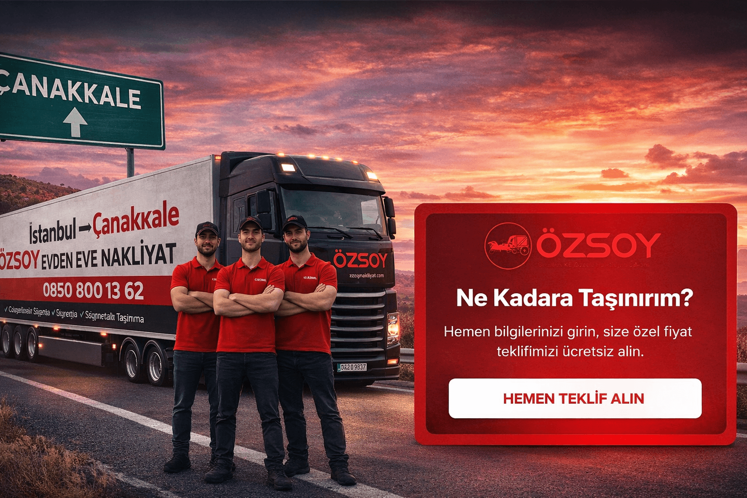 İstanbul Çanakkale Evden Eve Nakliyat | Özsoy Nakliyat