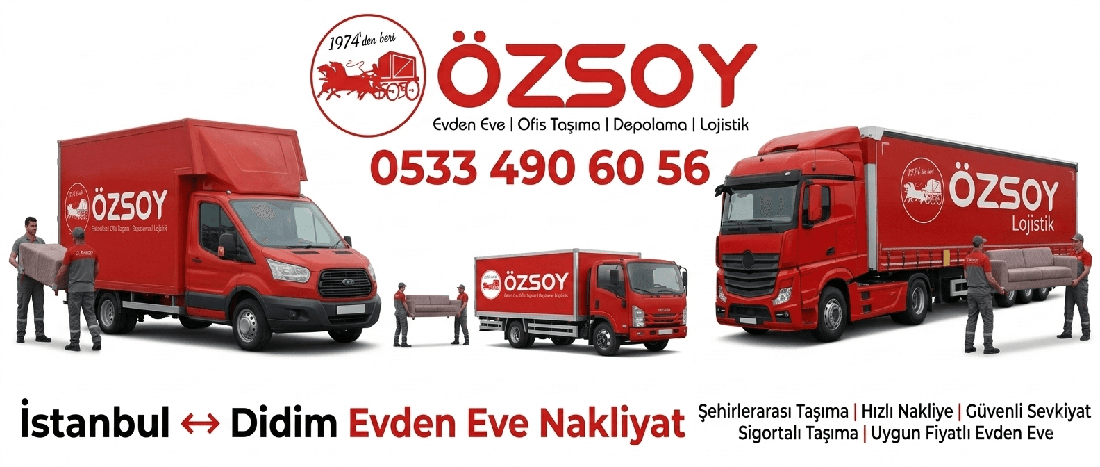 İstanbul Didim Evden Eve Nakliyat | Özsoy Nakliyat