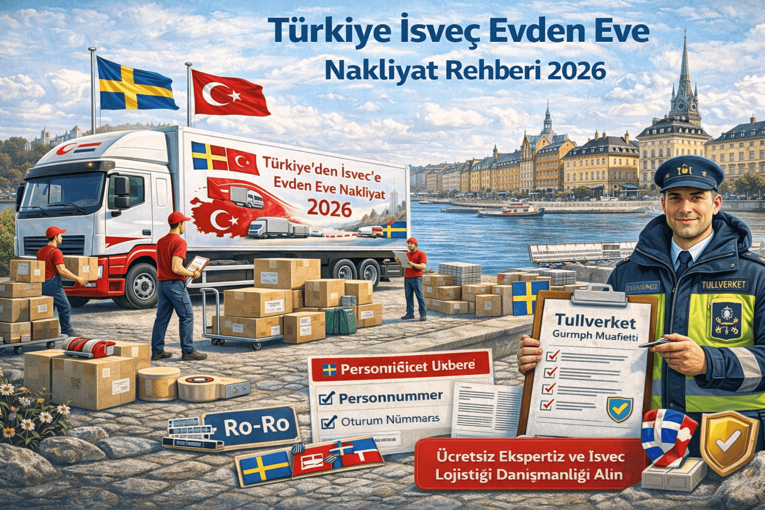 Türkiye İsveç Evden Eve Nakliyat Rehberi 2026