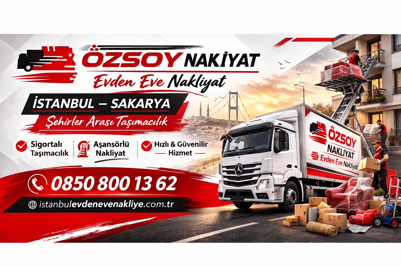 İstanbul Sakarya Evden Eve Nakliyat | Özsoy Nakliyat