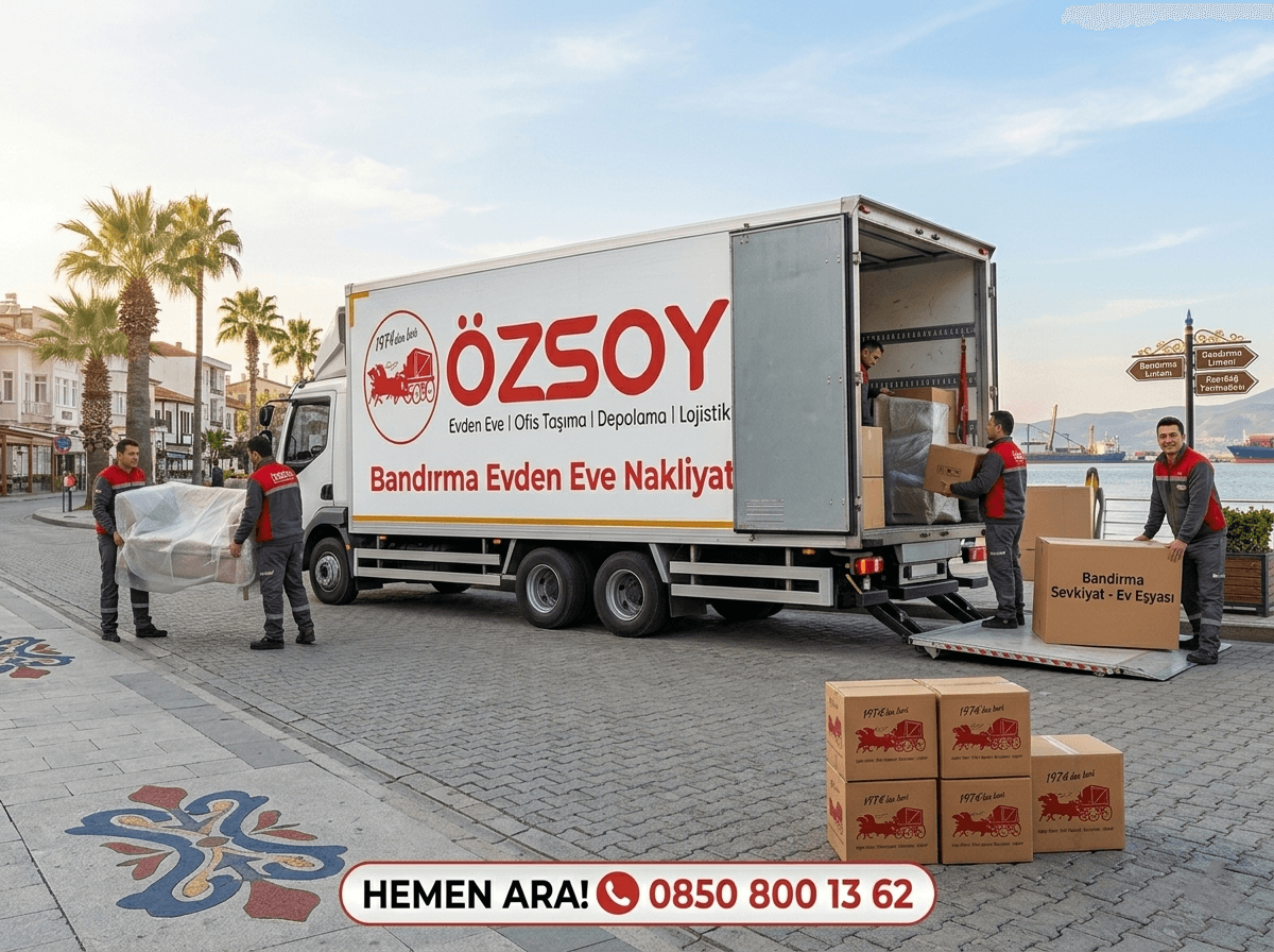 İstanbul Bandırma Evden Eve Nakliyat | Özsoy Nakliyat