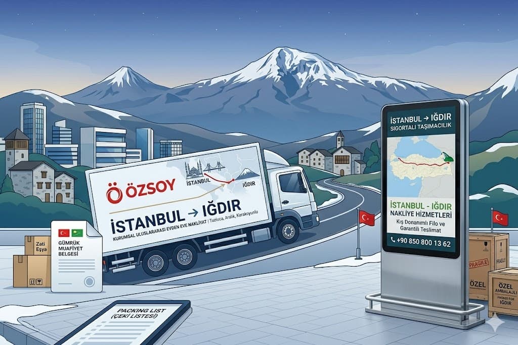 İstanbul Iğdır Evden Eve Nakliyat | Güvenli Taşıma