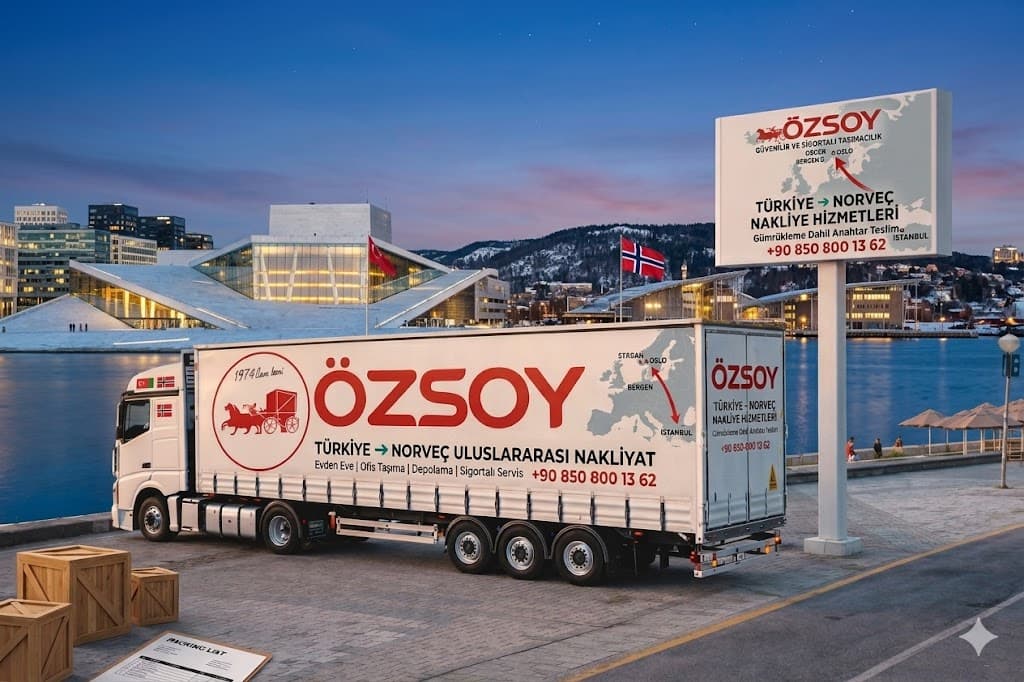 Türkiye Norveç Evden Eve Nakliyat | 2026 Fiyat Rehberi